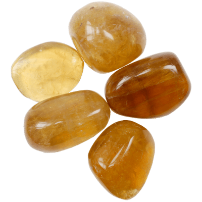 Fluorite Jaune Pierre Roulée