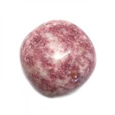 Lépidolite Pierre Roulée/plate