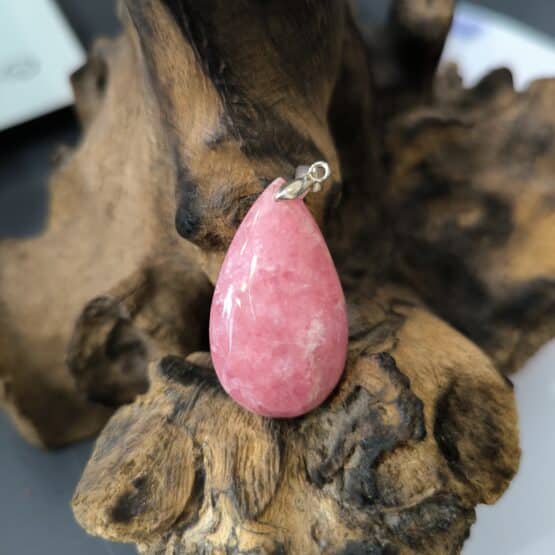 Pendentif Rhodocrosite Argentine Monture Argent réf4392