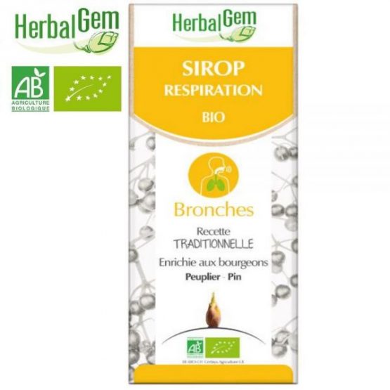 Herbalgem Sirop pour la respiration Bio – 250 ml