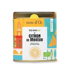 Thé noir bio Citron de Menton Terre D&rsquo;oc