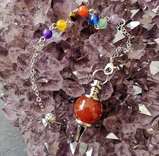 Pendule Séphoroton Cornaline