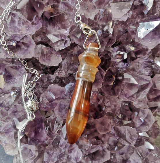 Pendule Thôt Cornaline