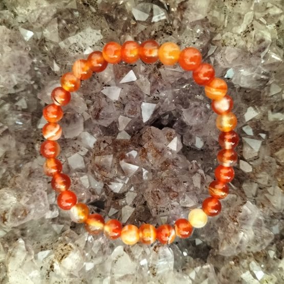 Bracelet Cornaline 6mm