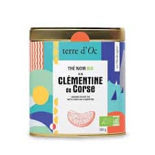 Thé noir bio Clémentine de Corse Terre d&rsquo;oc 100gr