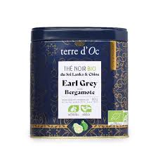 Thé Noir Earl Grey Bergamote Terre d&rsquo;oc 80gr