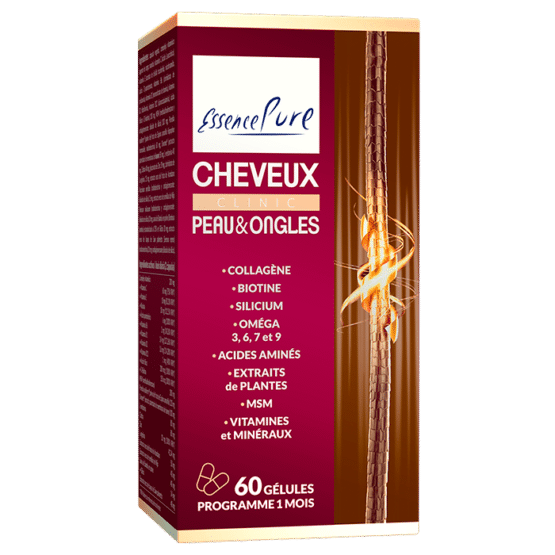 Cheveux Clinic Peau et ongles 60 gélules