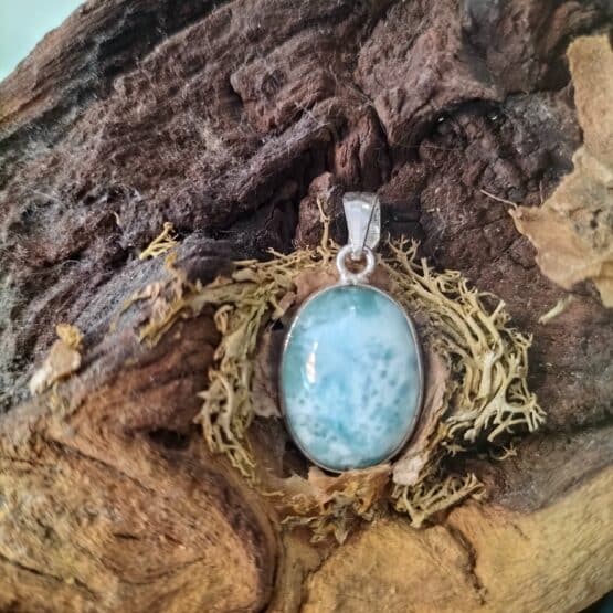 Pendentif Larimar Belière Argent réf 4867