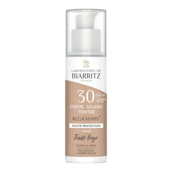 Biarritz Crème solaire visage SPF30 50ml Beige