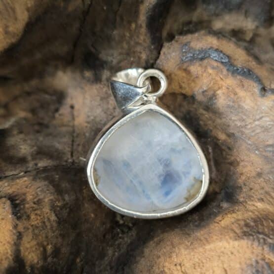 Pendentif Pierre de Lune Monture Argent 925 Réf 4396VA