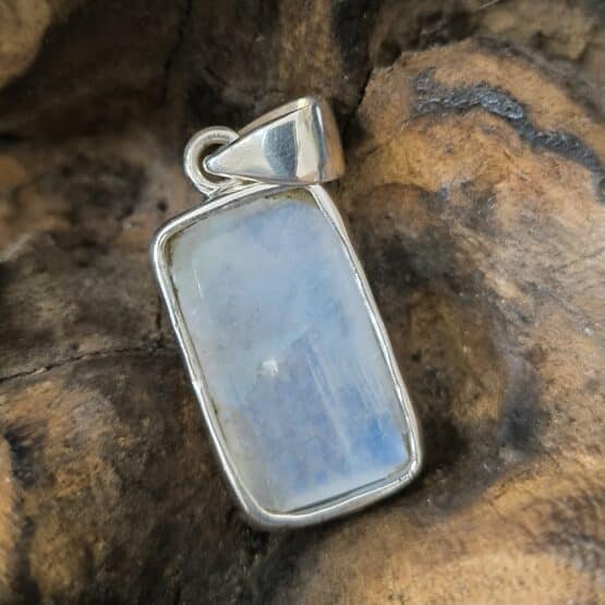 Pendentif Pierre de Lune Monture Argent 925 Réf 4395VA