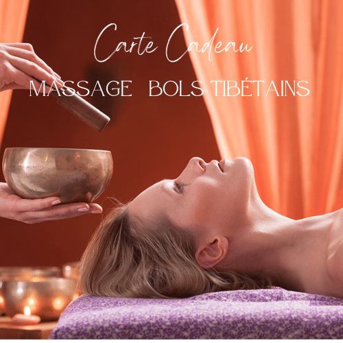 Bon cadeau massage aux Bols Tibétains 90mm