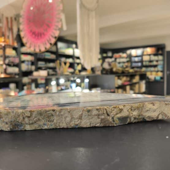 Agate du Botswana Tranche Cristallisé 2.207kg Réf 5339