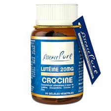 Lutéine 20mg Crocine – 30 Gélules Végétales – Essence Pure