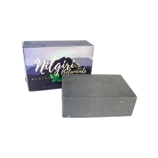 Savon ayurvédique Nilgiri menthe poivrée et charbon 115gr